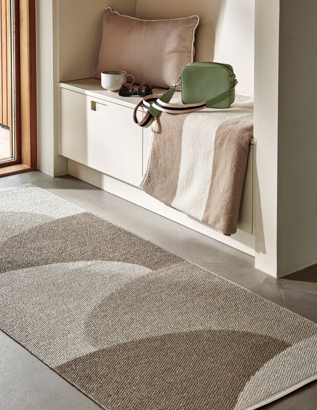 Pappelina Hill Teppich, 70 x 180 cm, Vanille - Beige - Creme, extrabild