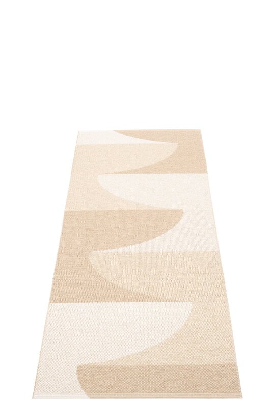 Pappelina Hill Teppich, 70 x 180 cm, Vanille - Beige - Creme, extrabild