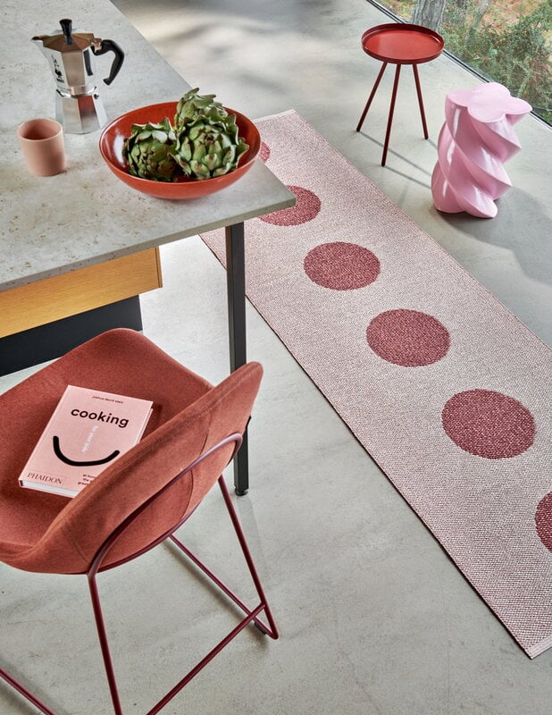 Pappelina Vera Pop Teppich, 70 x 200 cm, Blush - perlmuttrosa, extrabild
