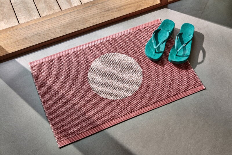 Pappelina Vera Pop Teppich, 70 x 50 cm, Blush - Perlmuttrosa, extrabild