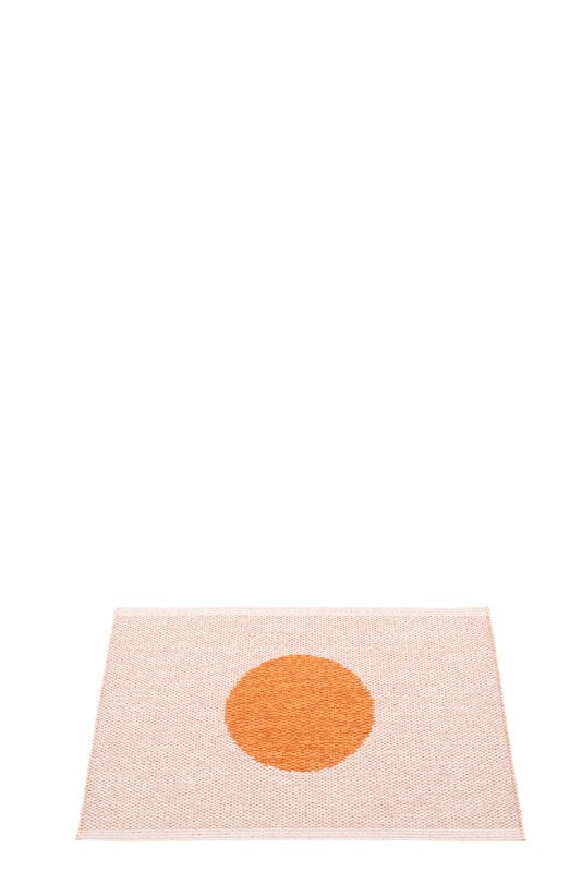 Pappelina Vera Pop Teppich, 70 x 50 cm, hellorange - perlmuttrosa, extrabild