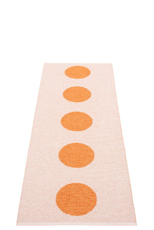 Pappelina Vera Pop rug, 70 x 200 cm, pale orange - pearl pink, extra image