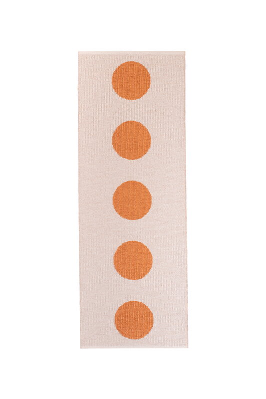 Pappelina Vera Pop rug, 70 x 200 cm, pale orange - pearl pink, extra image