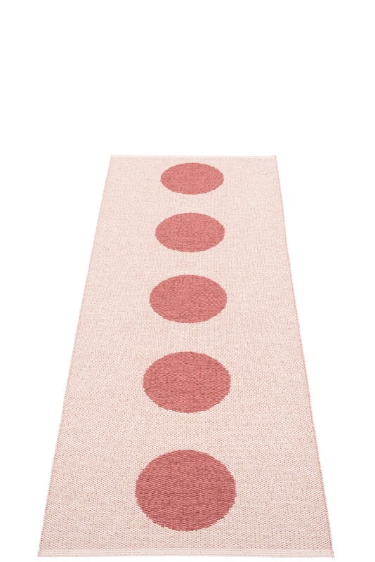 Pappelina Vera Pop Teppich, 70 x 200 cm, Blush - perlmuttrosa, extrabild