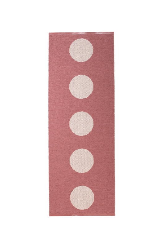 Pappelina Vera Pop Teppich, 70 x 200 cm, Blush - perlmuttrosa, extrabild