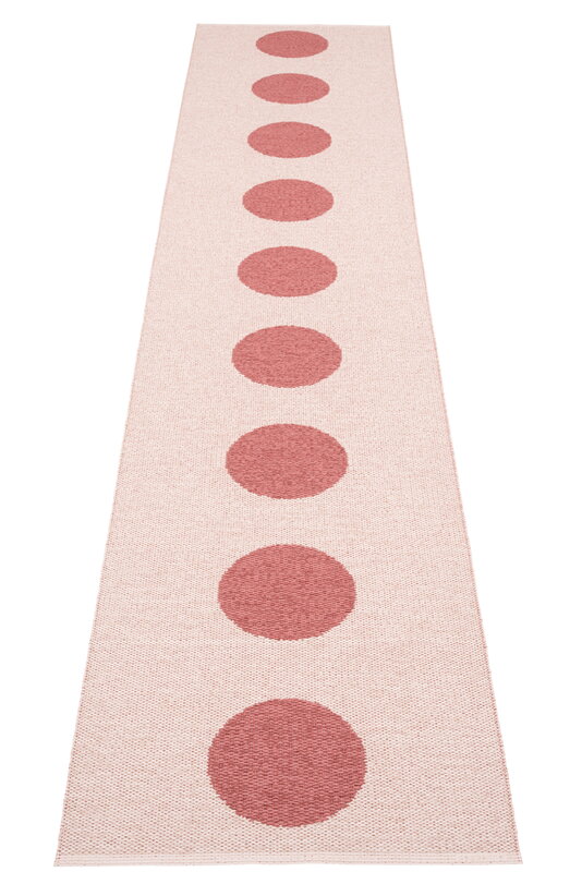 Pappelina Teppich Vera Pop, 70 x 360 cm, Blush - perlmuttrosa, extrabild