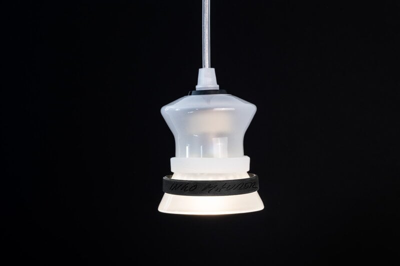 Ingo Maurer Pic-a-stic pendant, black - white, extra image