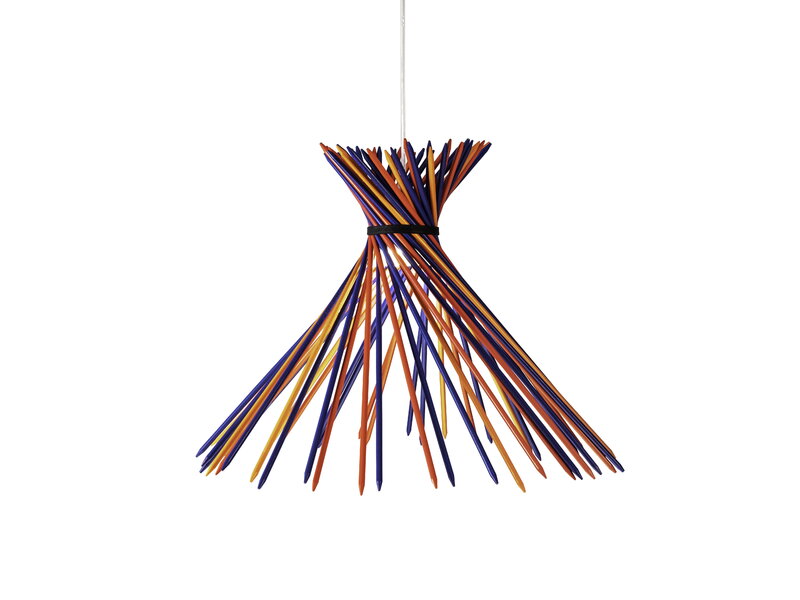 Ingo Maurer Pic-a-stic pendant, blue - orange - red, extra image