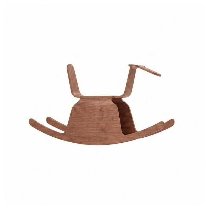 Articul Roo rocking horse, walnut veneer, view 3