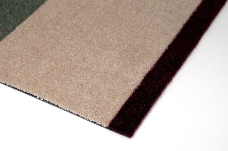 Tica Copenhagen Stripes horizontal rug, 60 x 90 cm, bordeaux - green - ivory, extra image