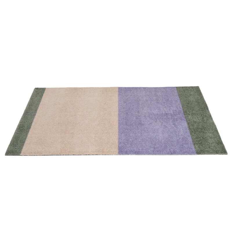 Tica Copenhagen Stripes horizontal rug, 67 x 120 cm, green - lilac - ivory, extra image