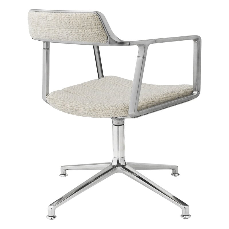 Vipp 452 Swivel tuoli, kiill. runko - Wavy luonnonvalk.-vaal.harmaa, jalkatallat, näkymä 6