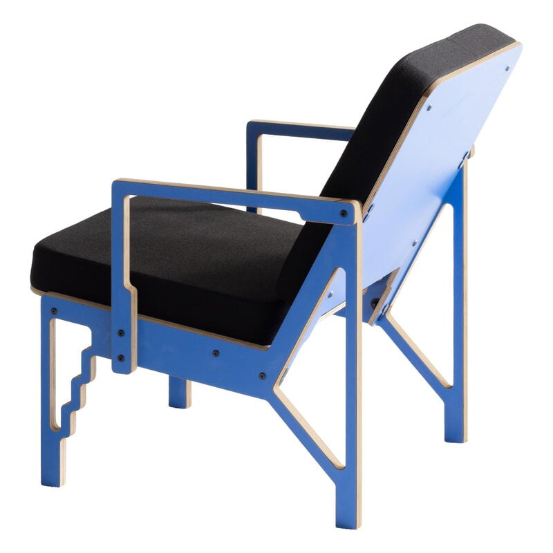 YK collection CNC-1 chair, blue - black Gabriel Fame, extra image