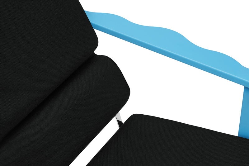 Hem Experiment Sessel 502, blau - schwarz, extrabild