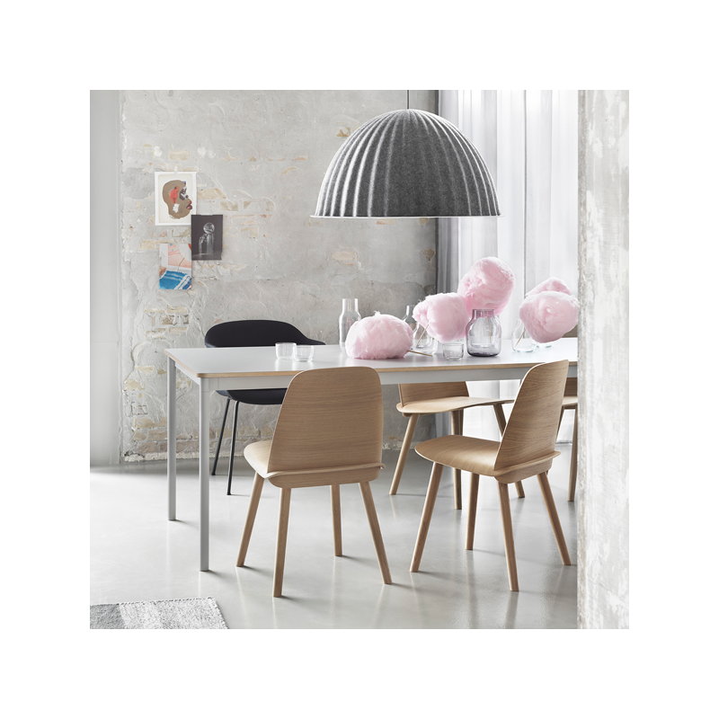 Muuto Base table 190 x 85 cm, laminate with plywood edges Finnish