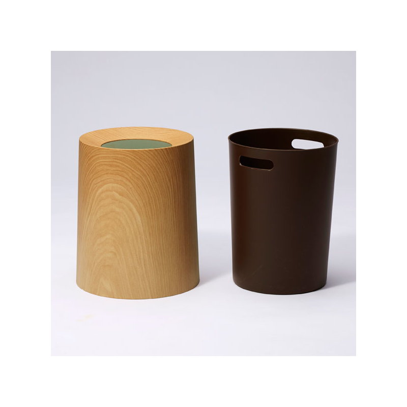 Ideaco Tubelor Homme trash can, oakwood Finnish Design Shop