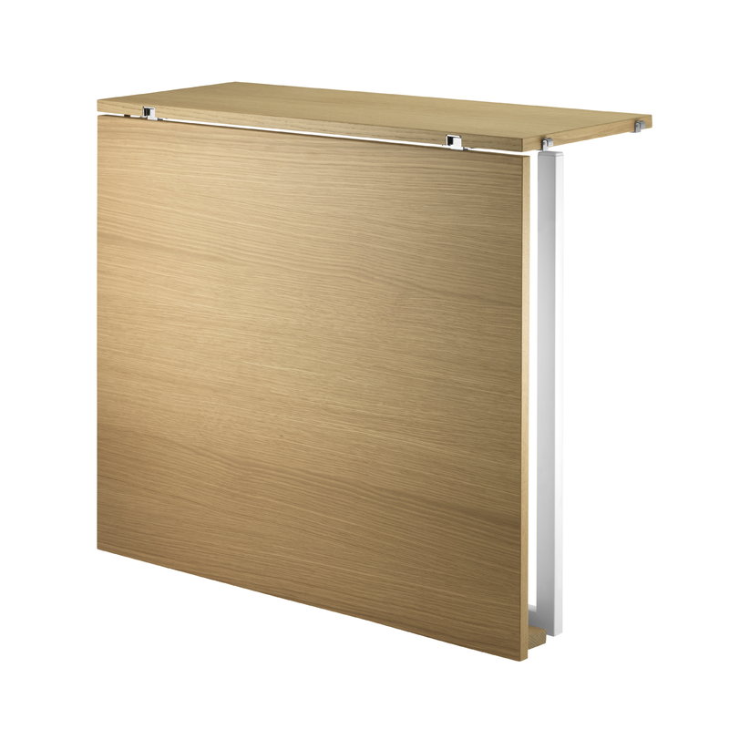 Tavolo Pieghevole String Rovere Bianco