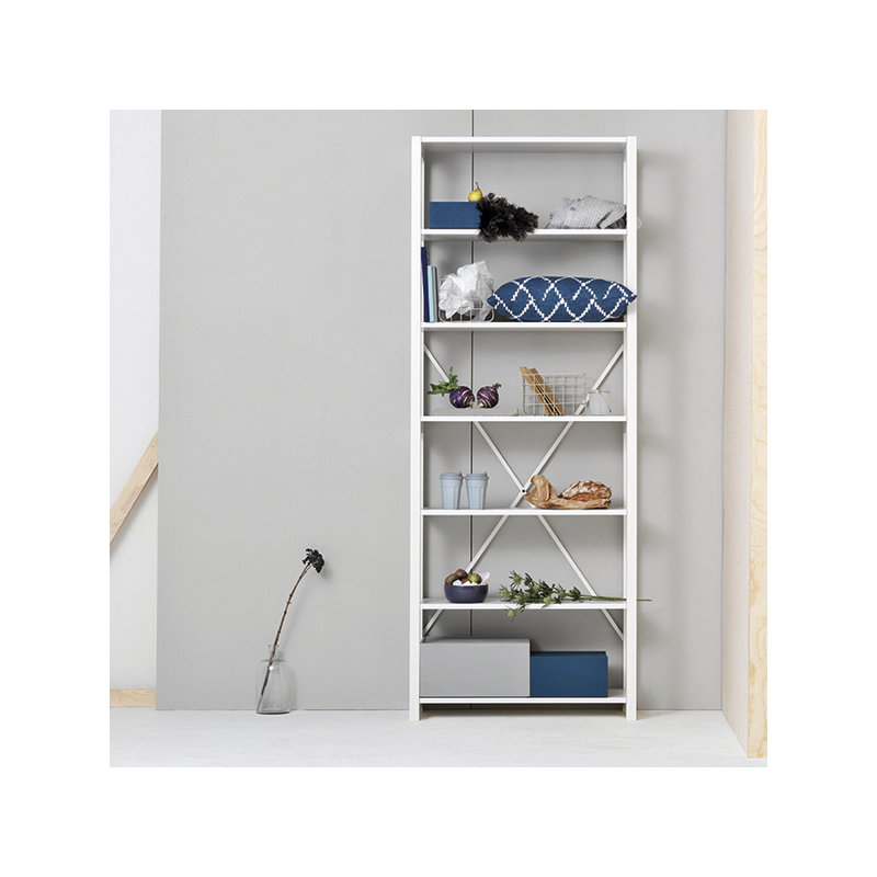 Lundia Open shelf, high, white Finnish Design Shop