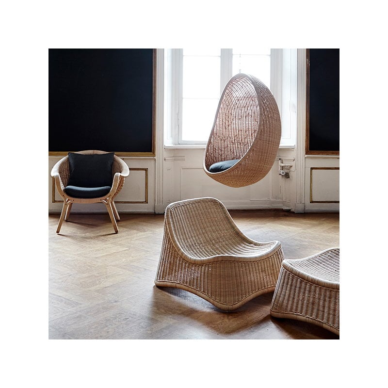 Sika-Design Hanging Egg chair, dark grey seat cushion | Finnish Design Shop