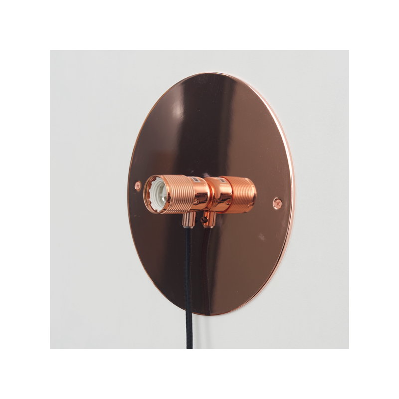 Frama E27 wall light, medium, brass Finnish Design Shop