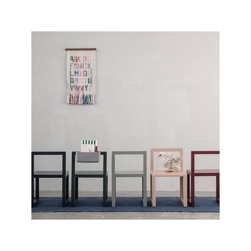 Ferm Living Nomad rug, large, dark blue Finnish Design Shop