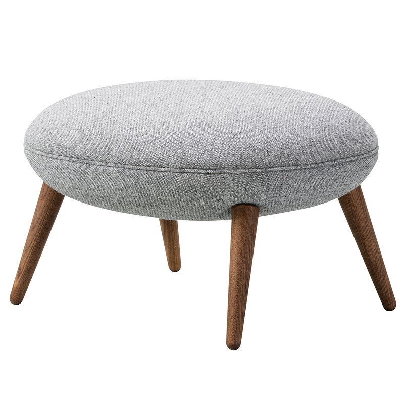 Fredericia Swoon ottoman, Hallingdal 130 smoked oak Finnish Design Shop