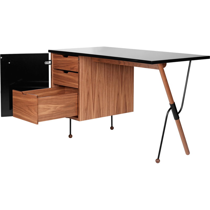 Gubi 62 Desk Walnut Black Finnish Design Gubi 62 Desk Walnut Black Finnish