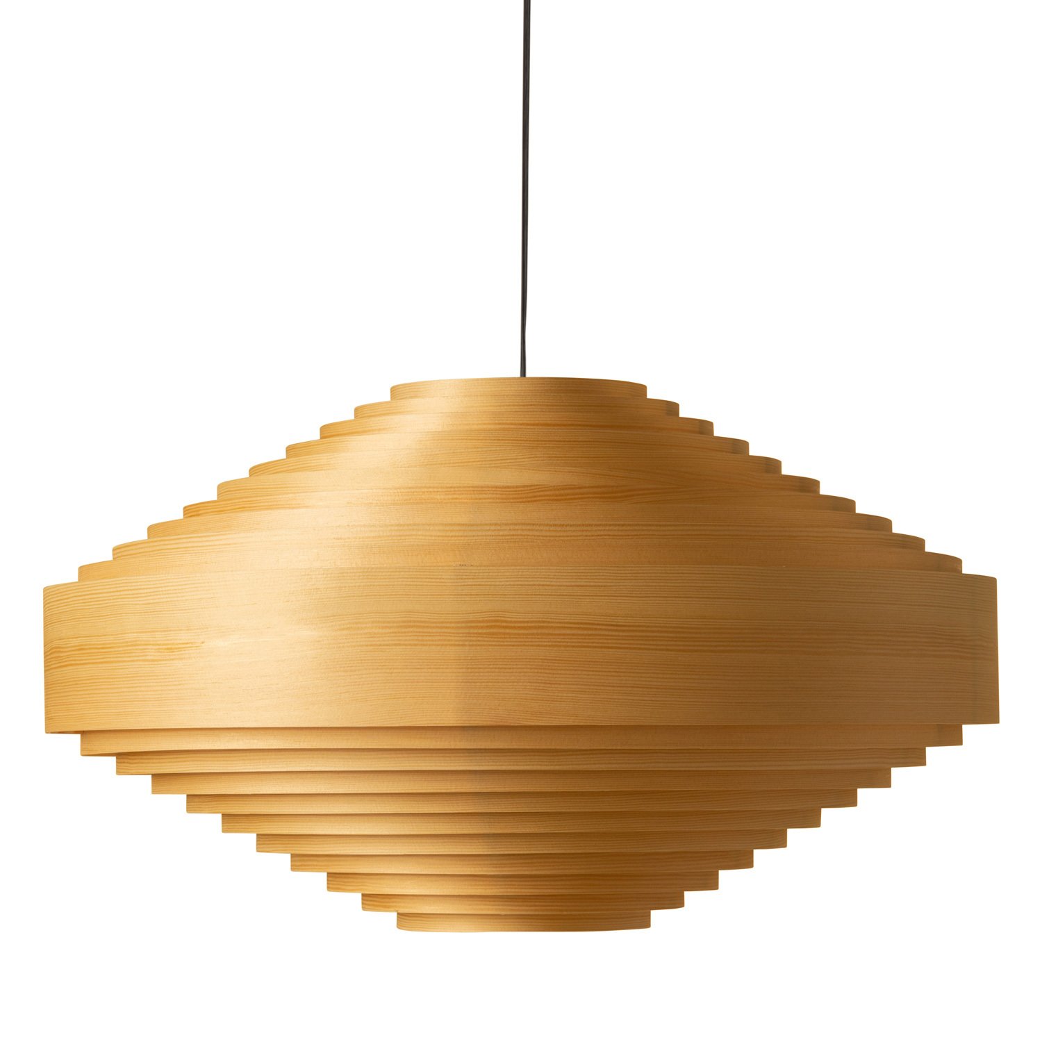 Vaarnii 1003 Hans pendant, XL 90 cm, pine | Pre-used design | Franckly