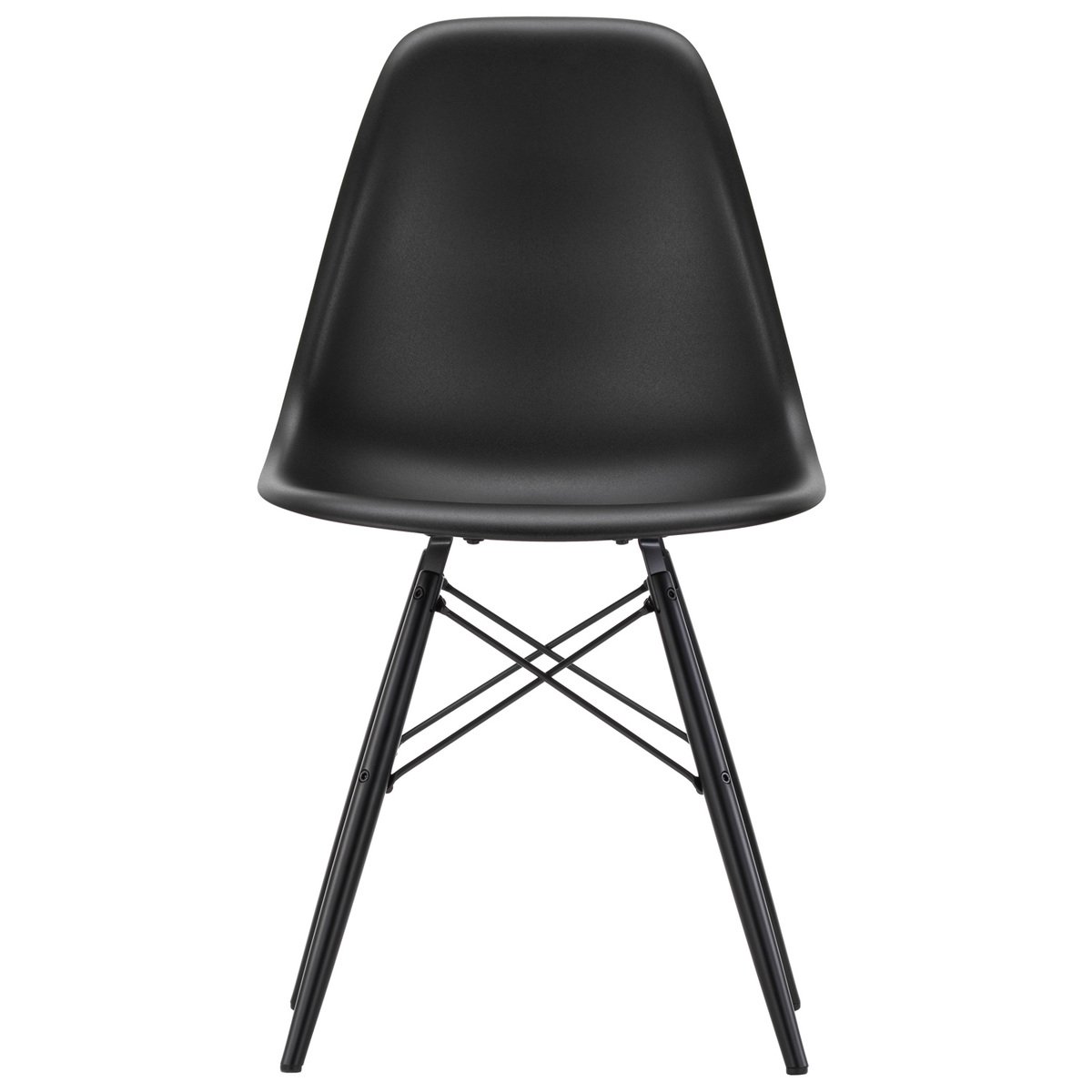 Vitra Eames DSW tuoli, deep black - musta vaahtera