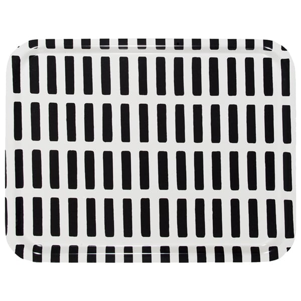 Artek Siena tarjotin, 43 x 33 cm, valkoinen - musta