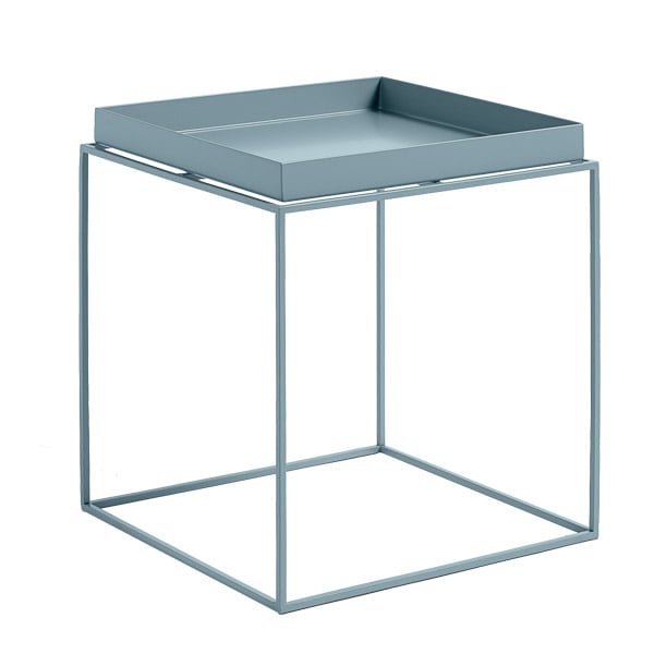 Hay Tray Table Medium Square, Blue | Finnish Design Shop