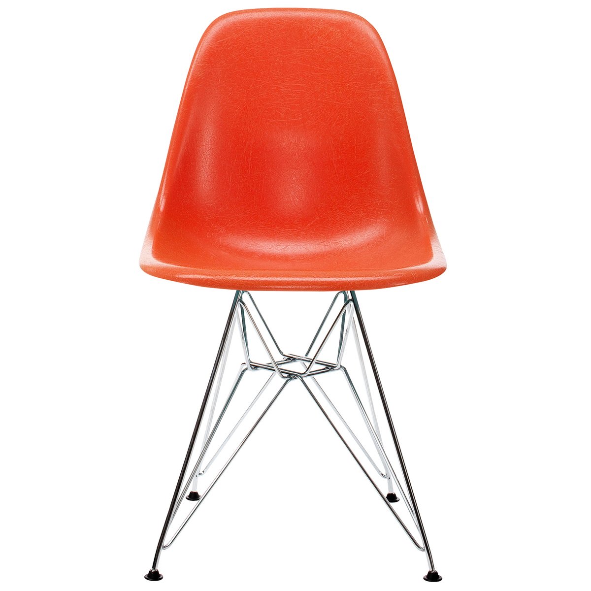 Eames Style Dining Daw Arm Chair Red Replica