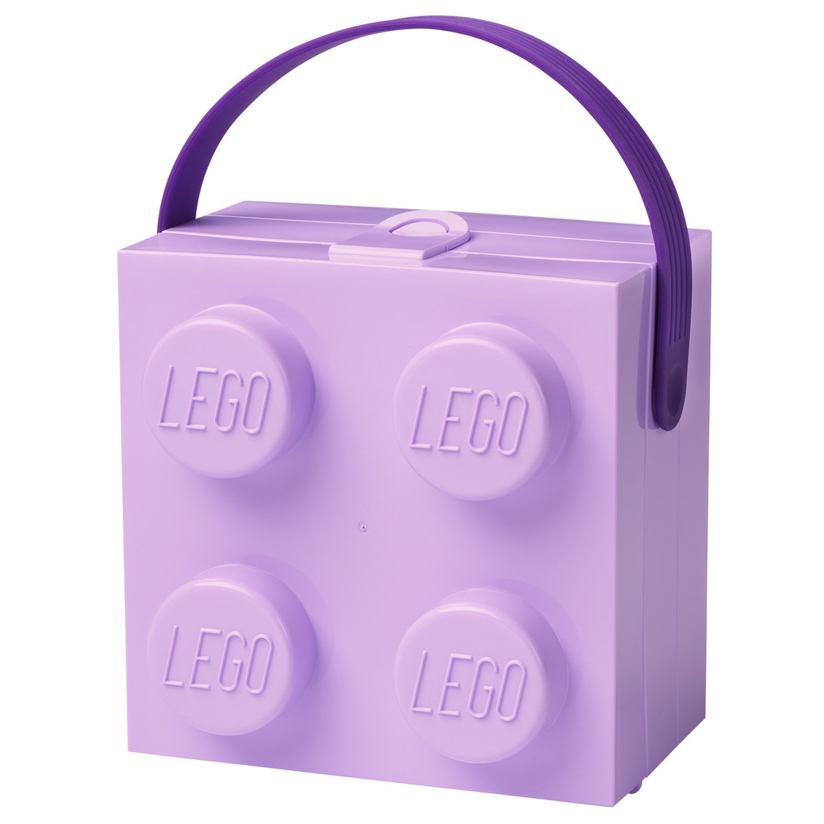 Room Copenhagen Lego Box with handle, lavender | Finnish Design Shop