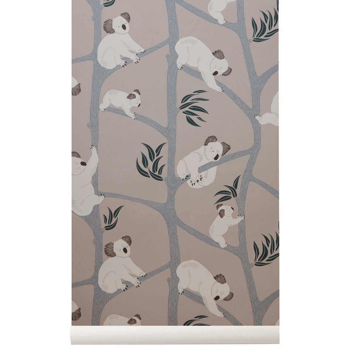 Ferm Living Koala Wallpaper Grey Finnish Design Shop Images, Photos, Reviews