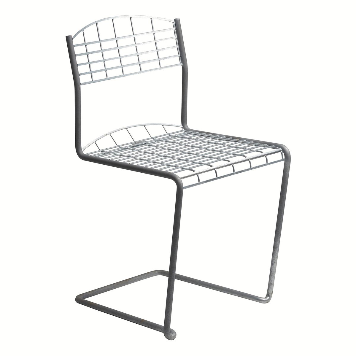 Grythyttan Stålmöbler Chair High Tech tuoli, galvanoitu teräs