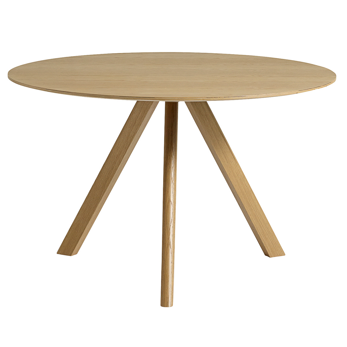 HAY CPH20 round table, 120 cm, lacquered oak | Finnish Design Shop