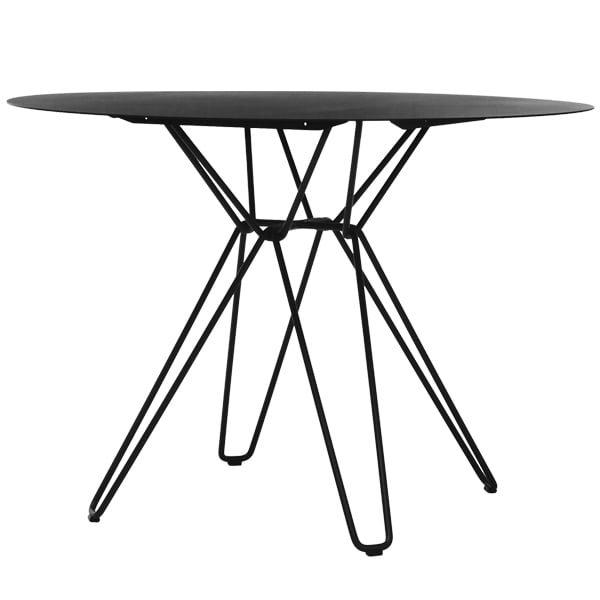 Massions Tio Dining Table Black, Round Black Glass Dining Table Nz