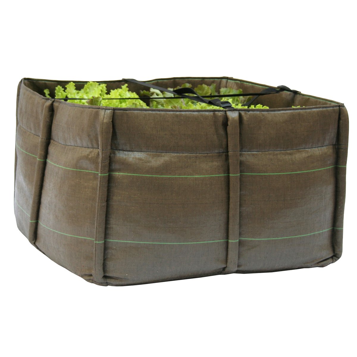 Bacsac Bacsquare 4 fabric planter, 140 L, geotextile | Pre-used design ...