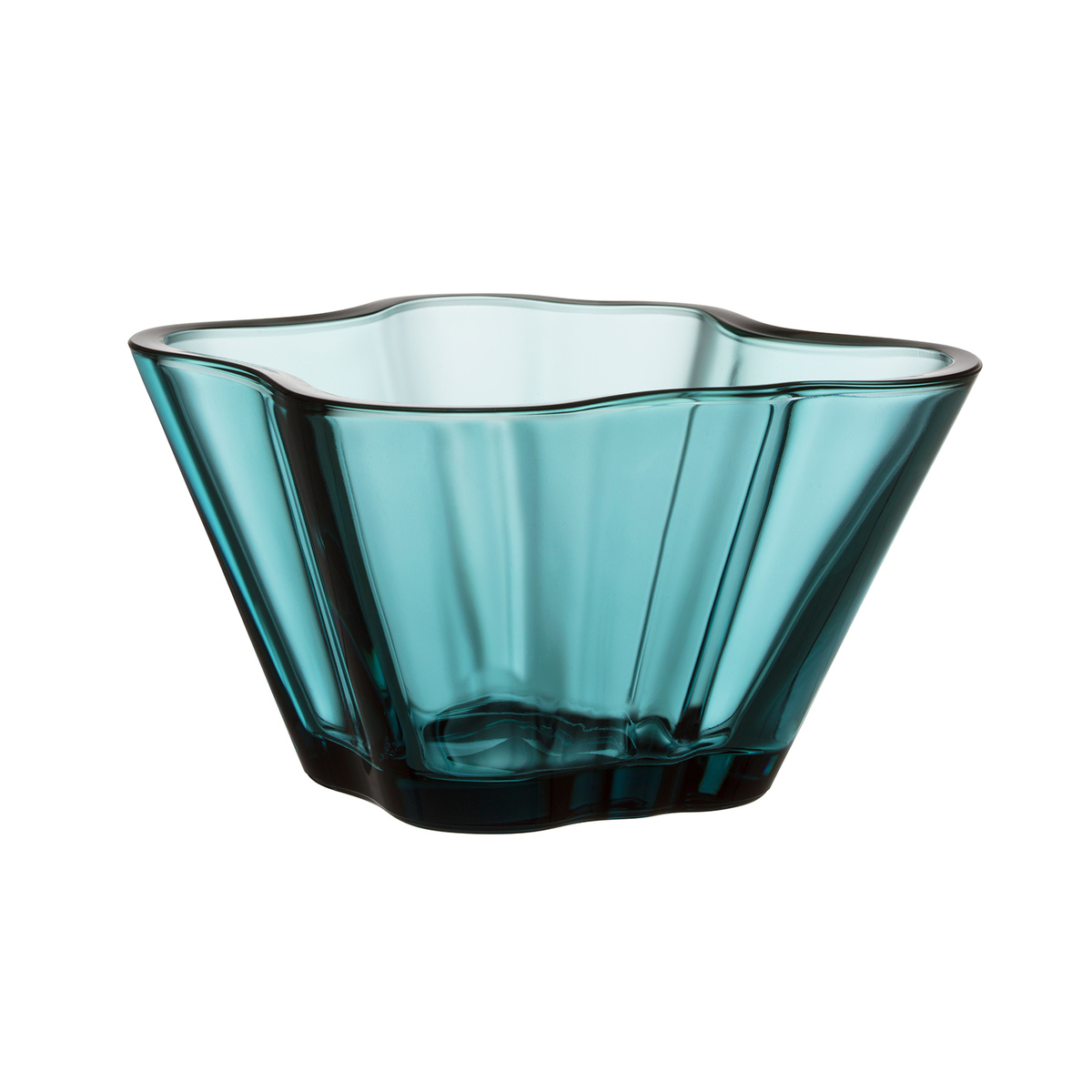 Braun 7.5 x 7.5 x 7.5 cm Glas Iittala Aalto Teller und Schalen