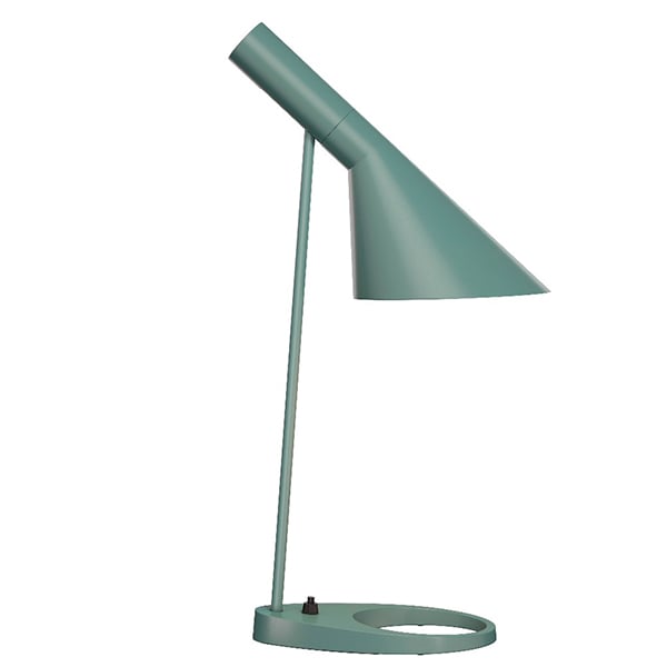 Louis Poulsen Aj Table Lamp, Light Petrol