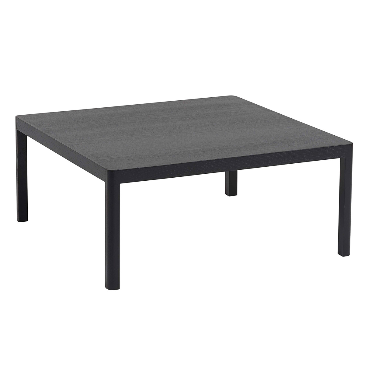Muuto coffee table, 86 x 86 cm, black Preused design Franckly