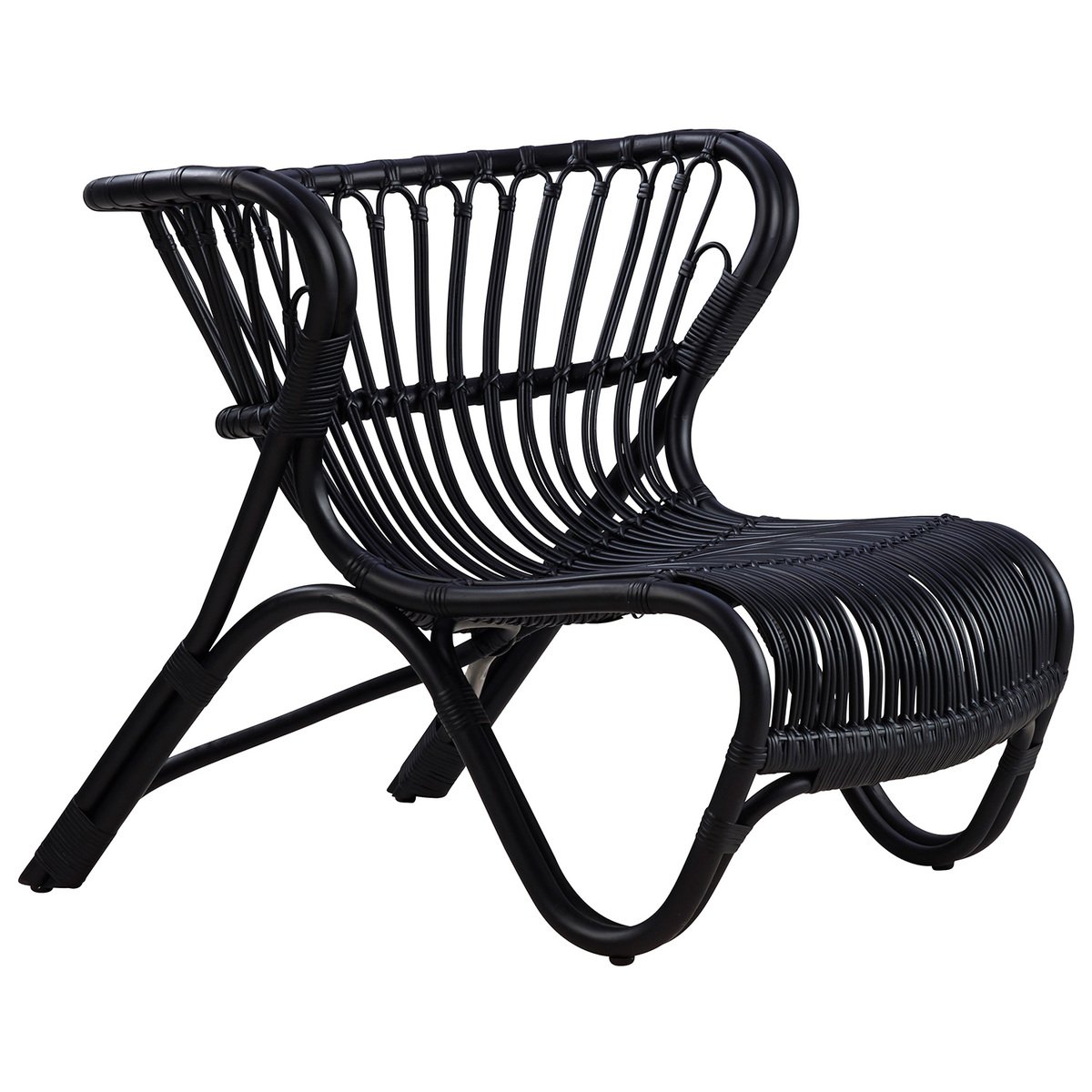 Sika-Design Fox lounge chair, black | Finnish Design Shop