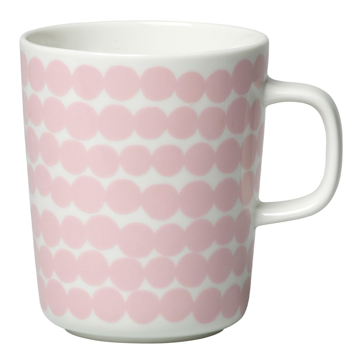 Marimekko Oiva - Siirtolapuutarha Räsymatto mug 2,5 dl, white-pink |  Pre-used design | Franckly