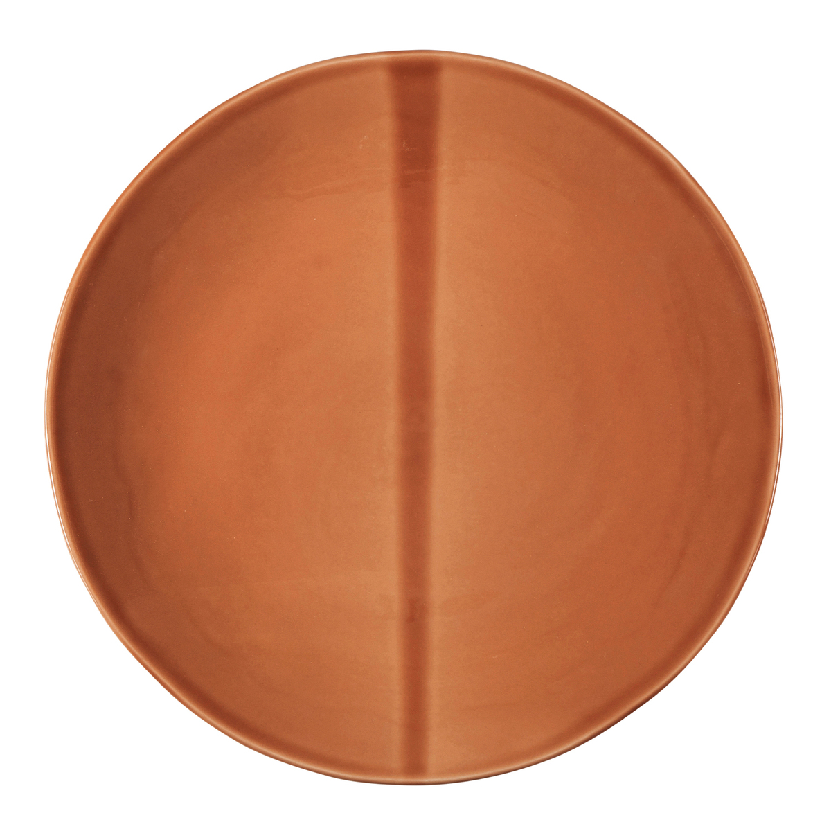 Assiette Smooth 28 Cm Terracotta Finnish Design Shop