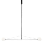 Michael Anastassiades Mobile Chandelier 2 riippuvalaisin, musta patinoitu messinki