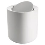 Alessi Birillo bathroom waste bin, white