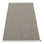 Plastic rugs, Mono rug, 85 x 160 cm, charcoal, Gray