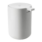 Alessi Distributore di sapone liquido Birillo, 13,5 cm, bianco