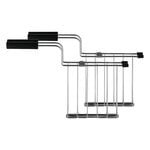 Alessi Toru toaster racks, set of 2, black