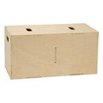 Storage containers, Cube Long storage box, birch, Natural